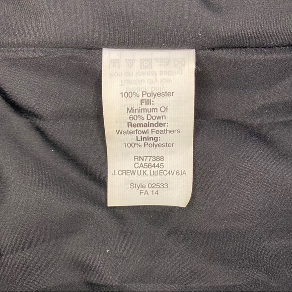 J. Crew Herringbone Down Quilted Puffer Vest - Picture 12 of 13